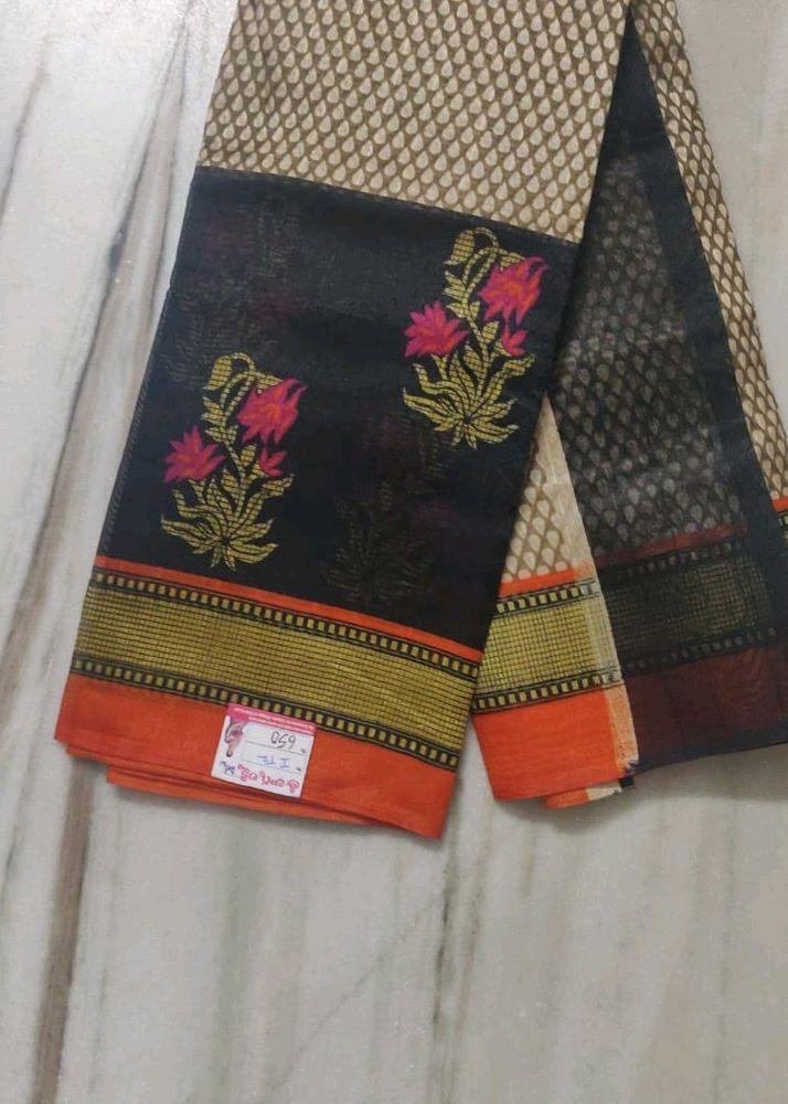 Art Silk Saree With Blouse 6 Meters