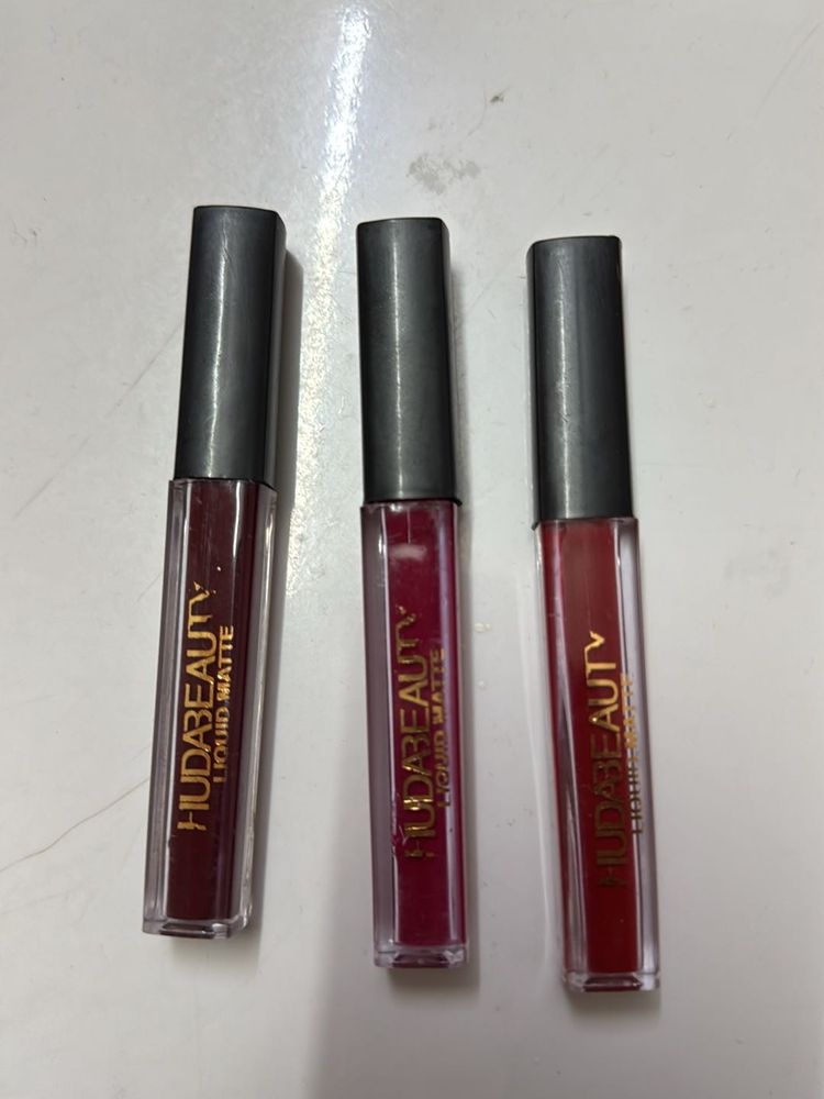 Pack Of 3 Liquid Matte Lipsticks