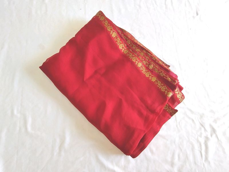 Red Saree (Women's)