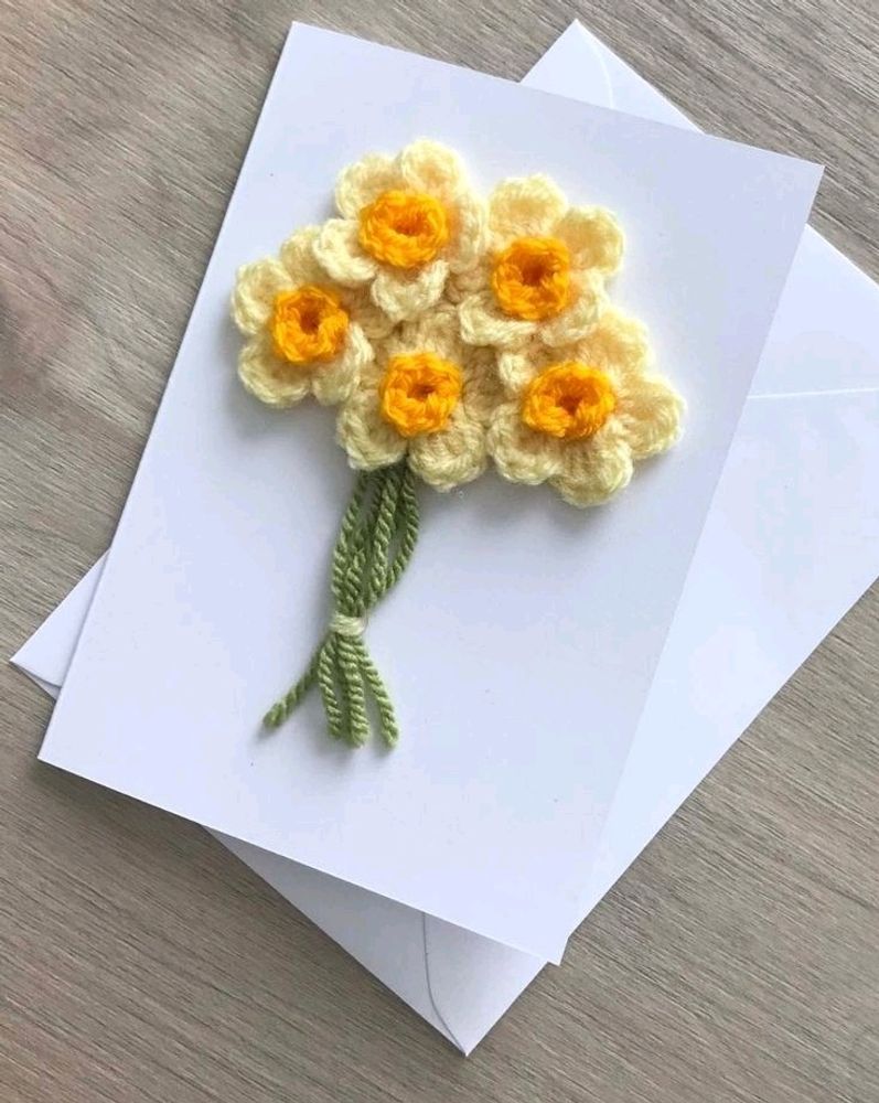 Crochet handmade Card