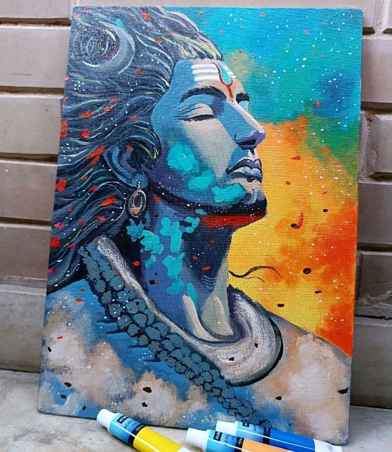 Mahadev Art Painting ✨️