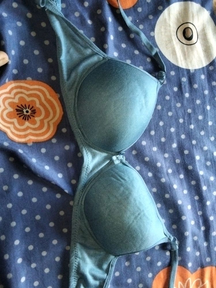 Light Blue Paded Bra