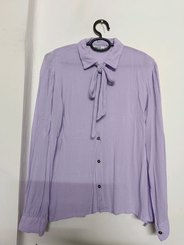 Purple Linen Shirt 💜