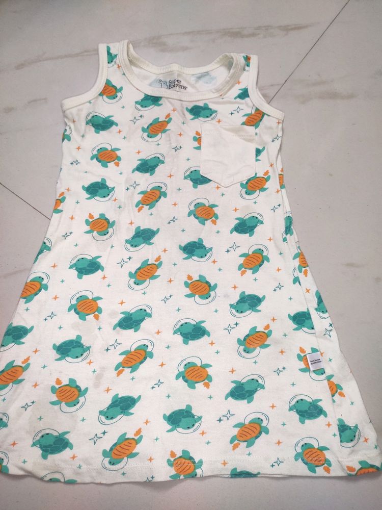 1-2 year A line dress for girl babies