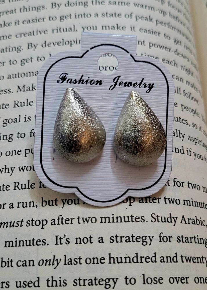 Silver Shimmer Studs