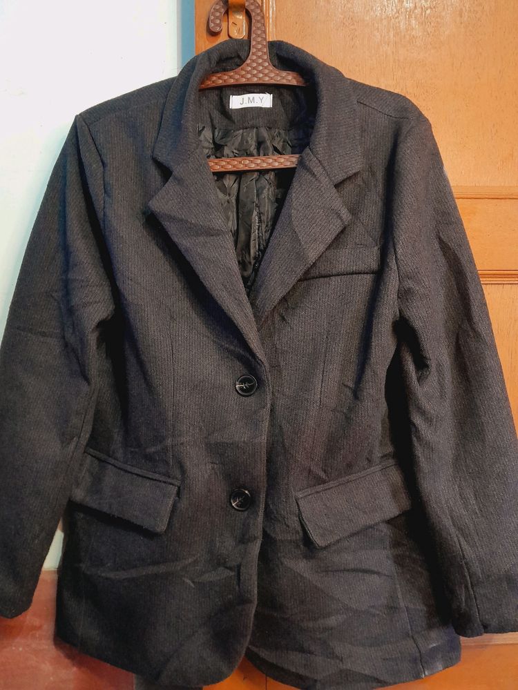 Unisex Imported Black Blazer Coat