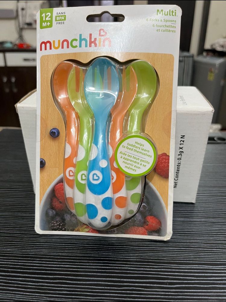 Munchkin Multicolour Spoons And Forks