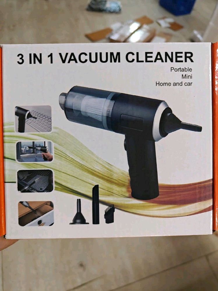 3 in 1 Car Vaccum Cleaner(pack Of One)