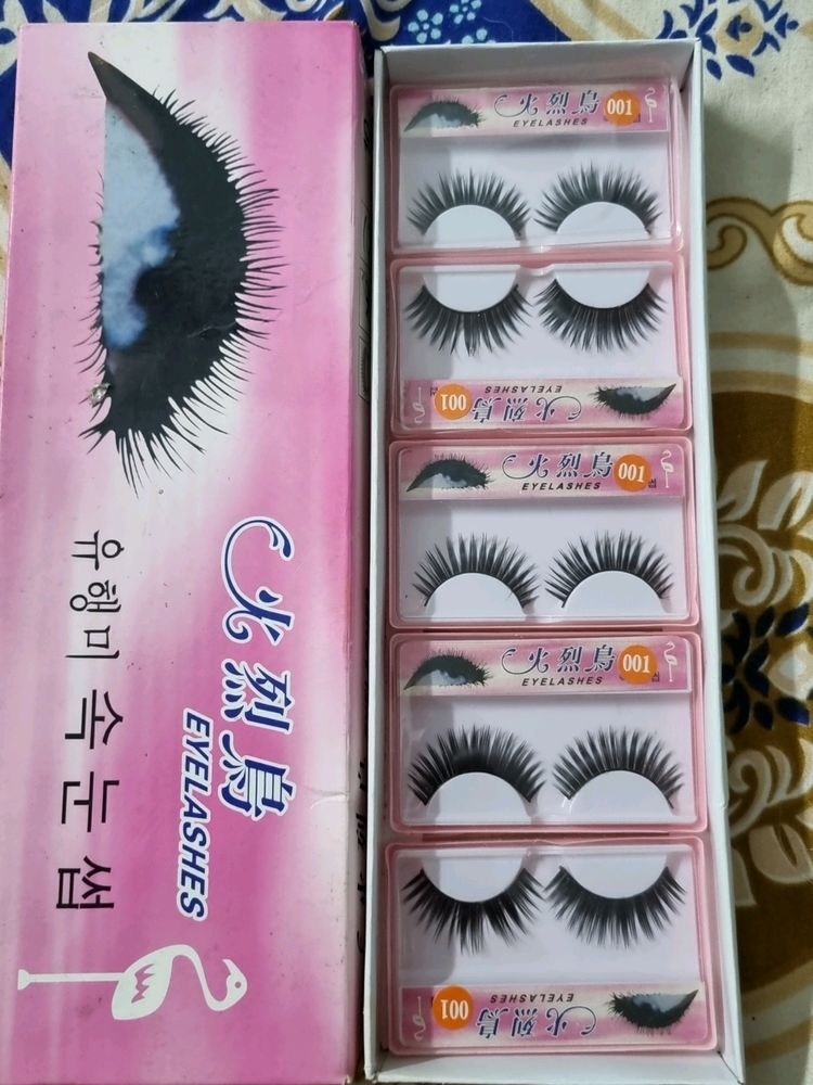 Fake Eyelashes Set OF 5