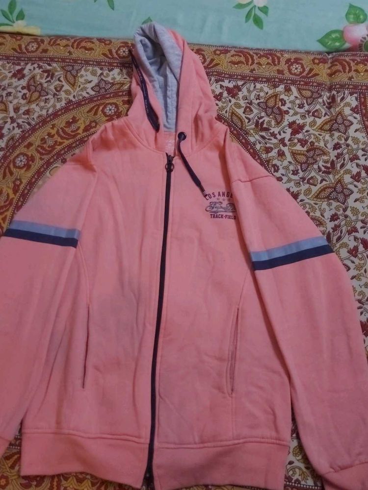 Peach Pink Track Jacket