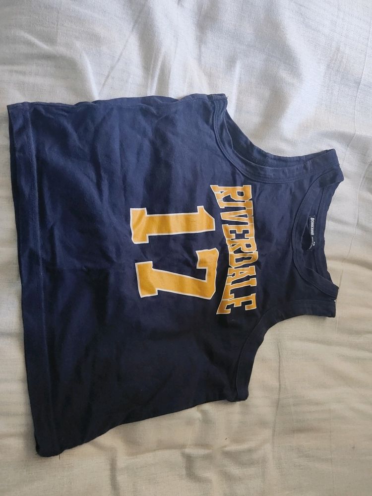 Riverdale 17 Navy Tank Top