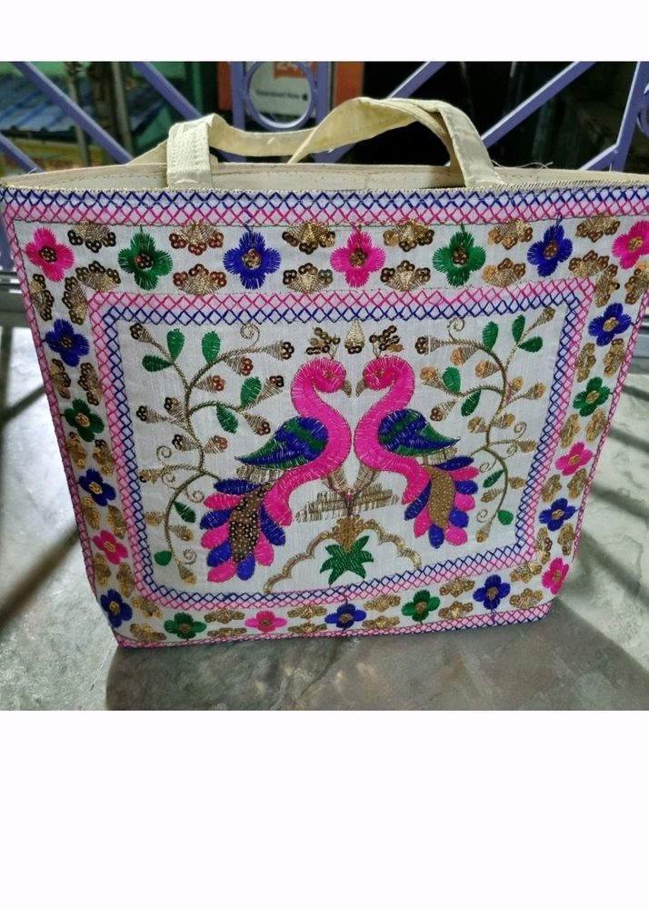 17. Embroidered Tote Bag