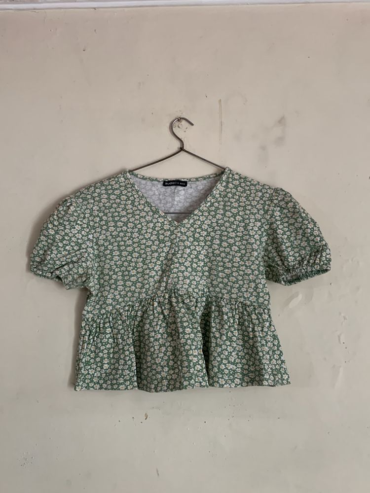 frock style crop top