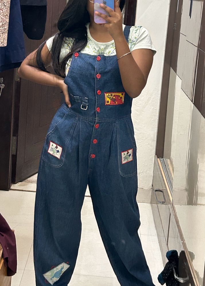 Baggy Style Dungarees