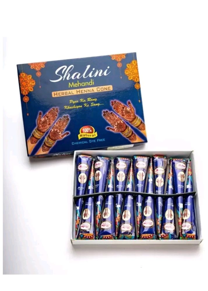 Shalini Mehndi Cone Pack Of 12