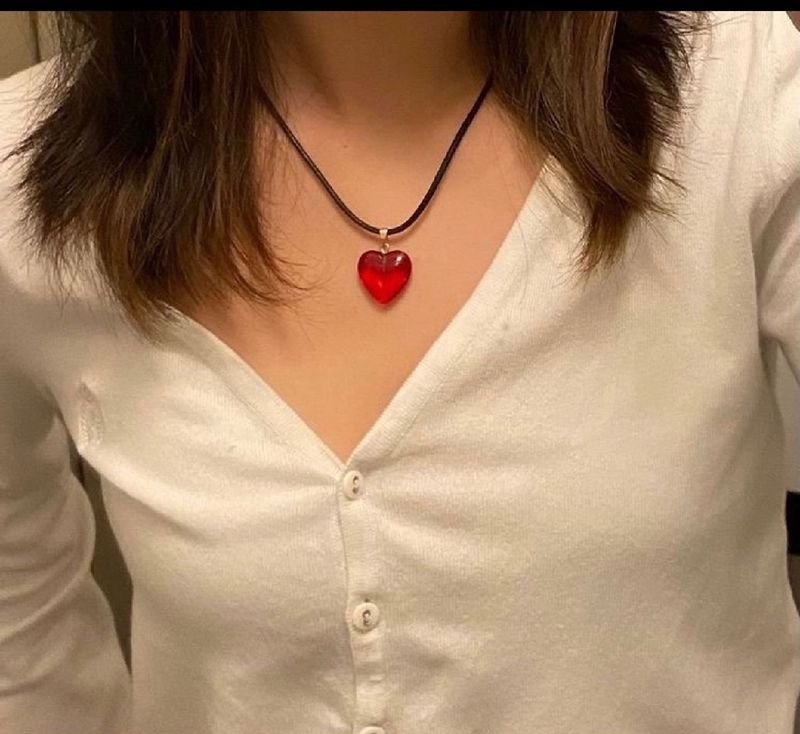 Glass Heart Necklace