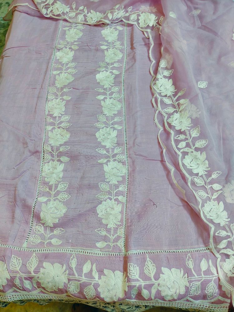 Dress Material In Chanderi Silk