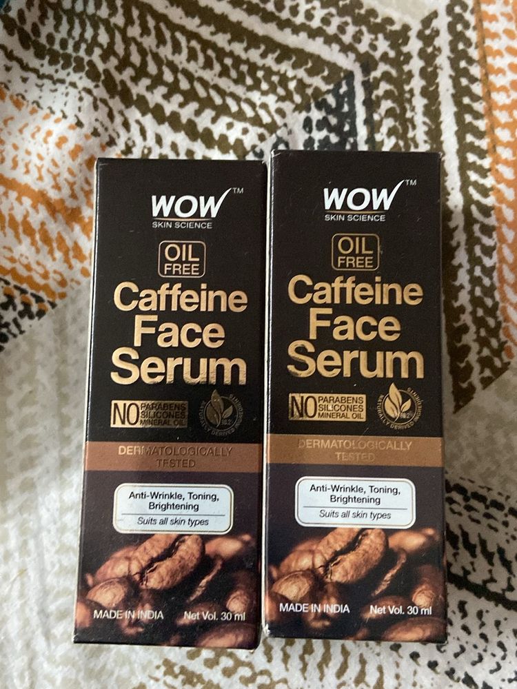 Wow Caffine Face Serum