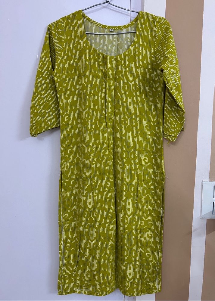 Lime Green Kurti