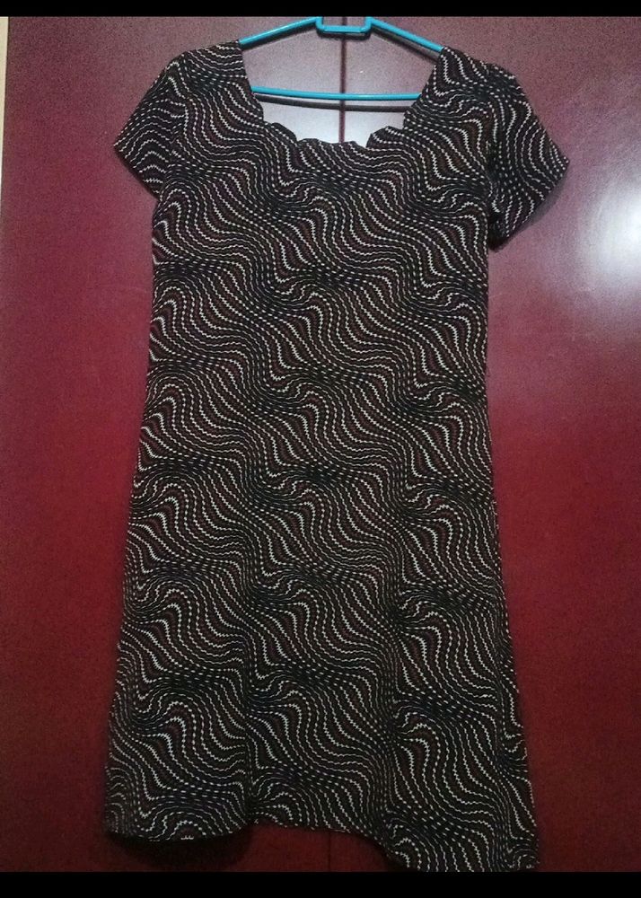 Black Kurti Designer Neck Design