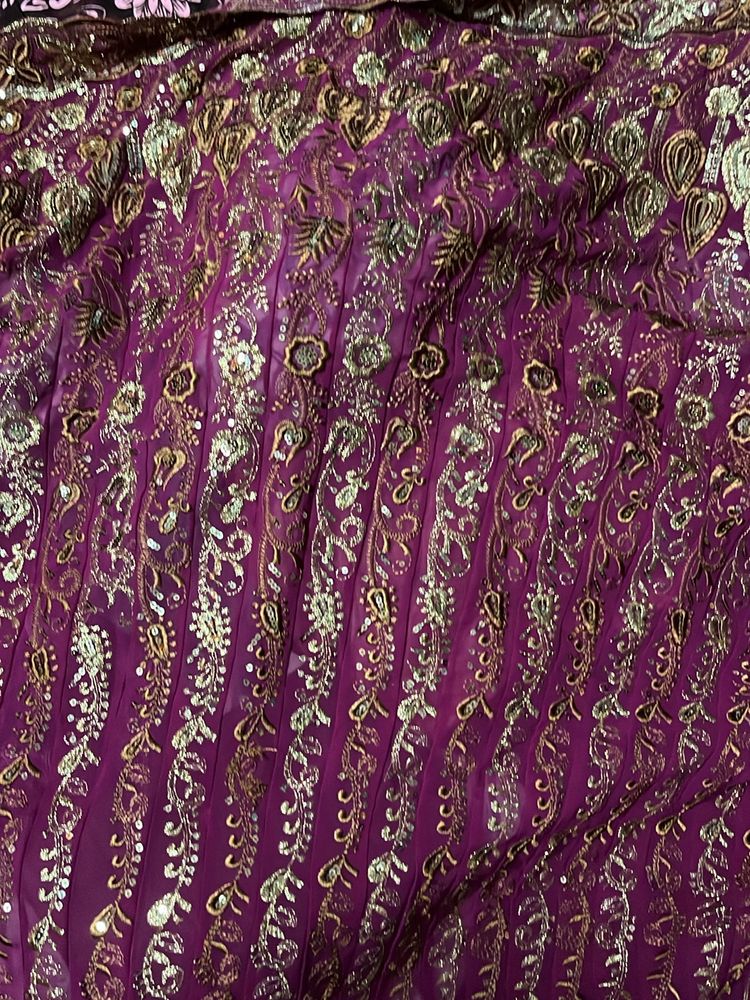 Unstiched Lehenga Material