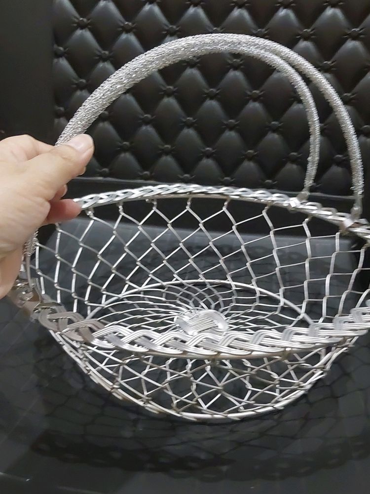 New Silver Basket