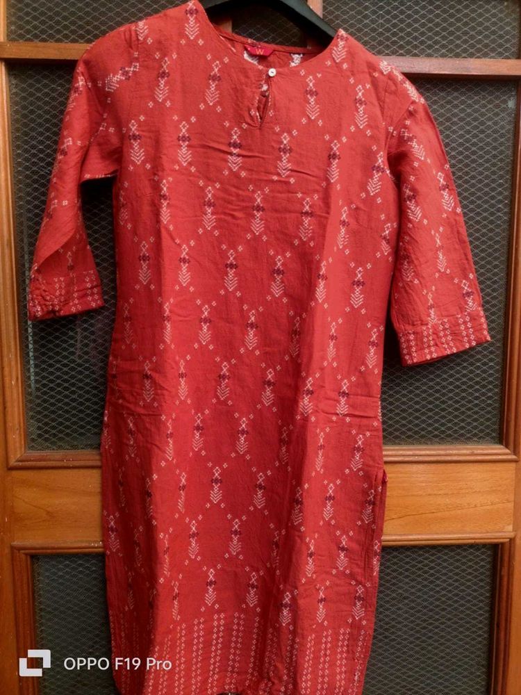 W Embroided Kurti