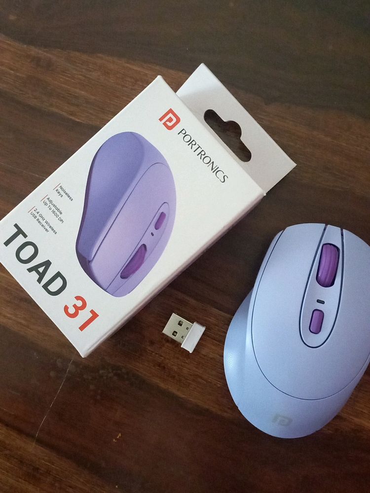 BRAND NEW MOUSE Toad 31 In Purple