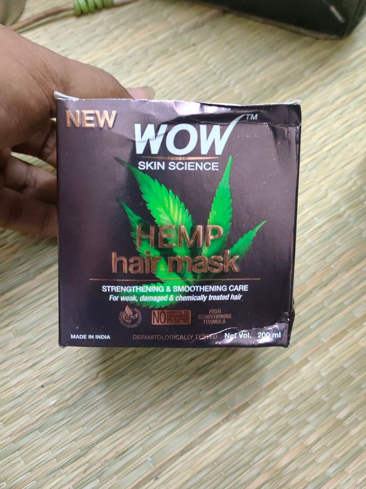 Wow Skin Science Hemp Hair Mask