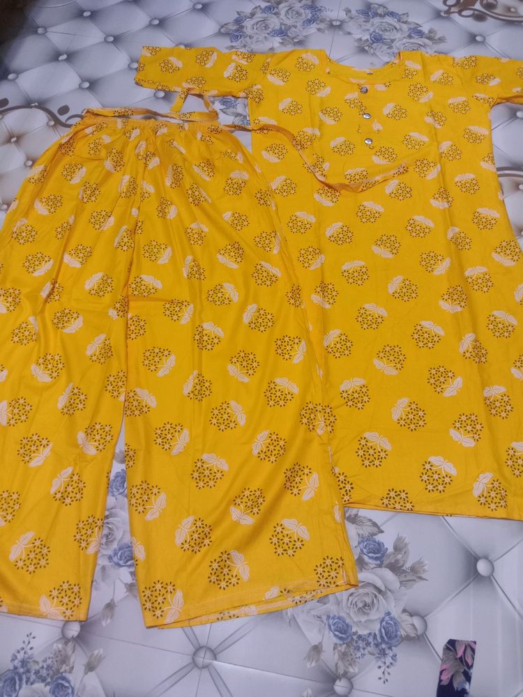 Plazu Pant+ Kurti Set 2pc