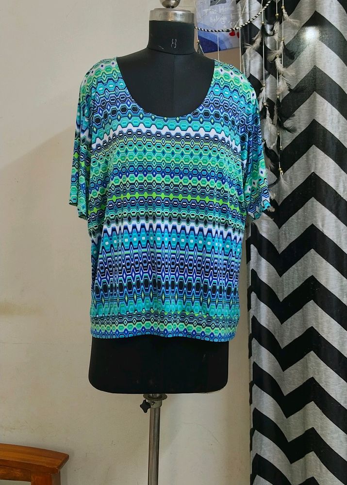 Plus Size Multi Colour Top