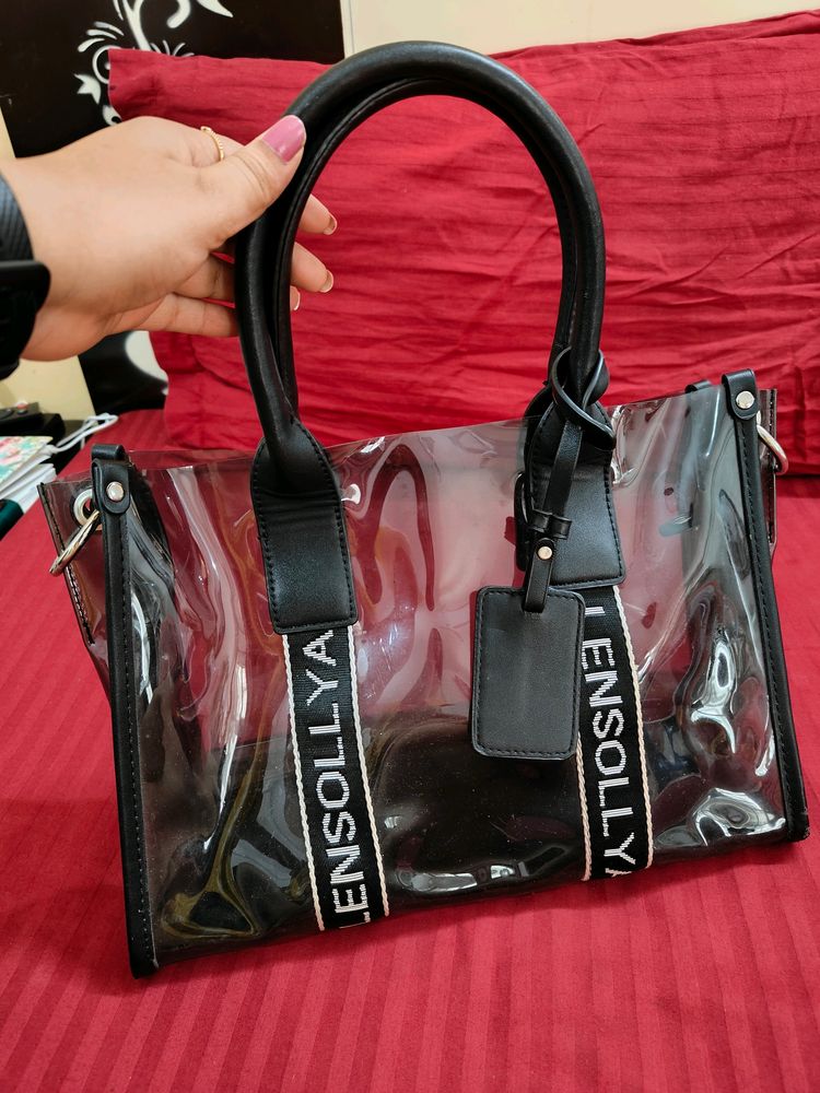 Allen Solly Transparent Hand Bag