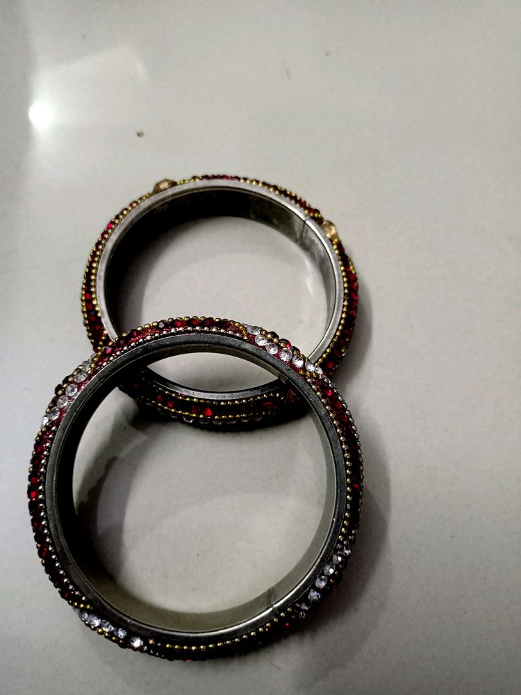 Red Diamond Bangles