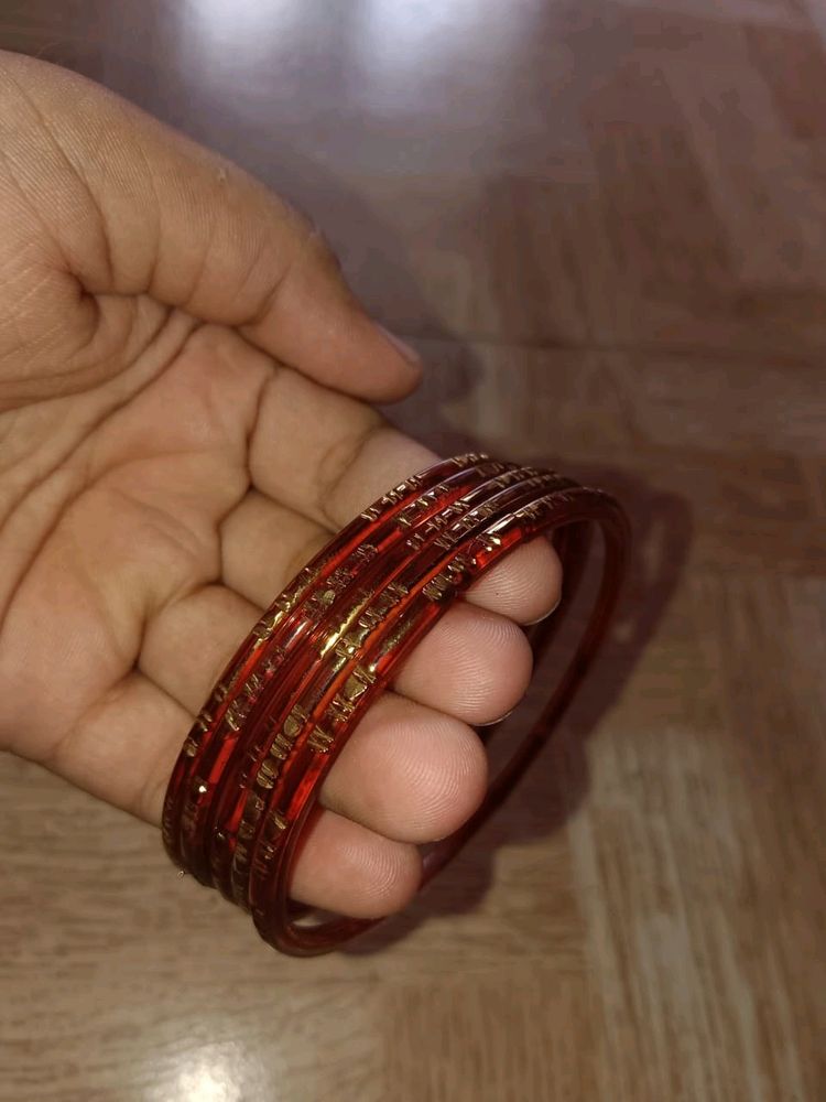 Maroon Bangle  5 Pieces