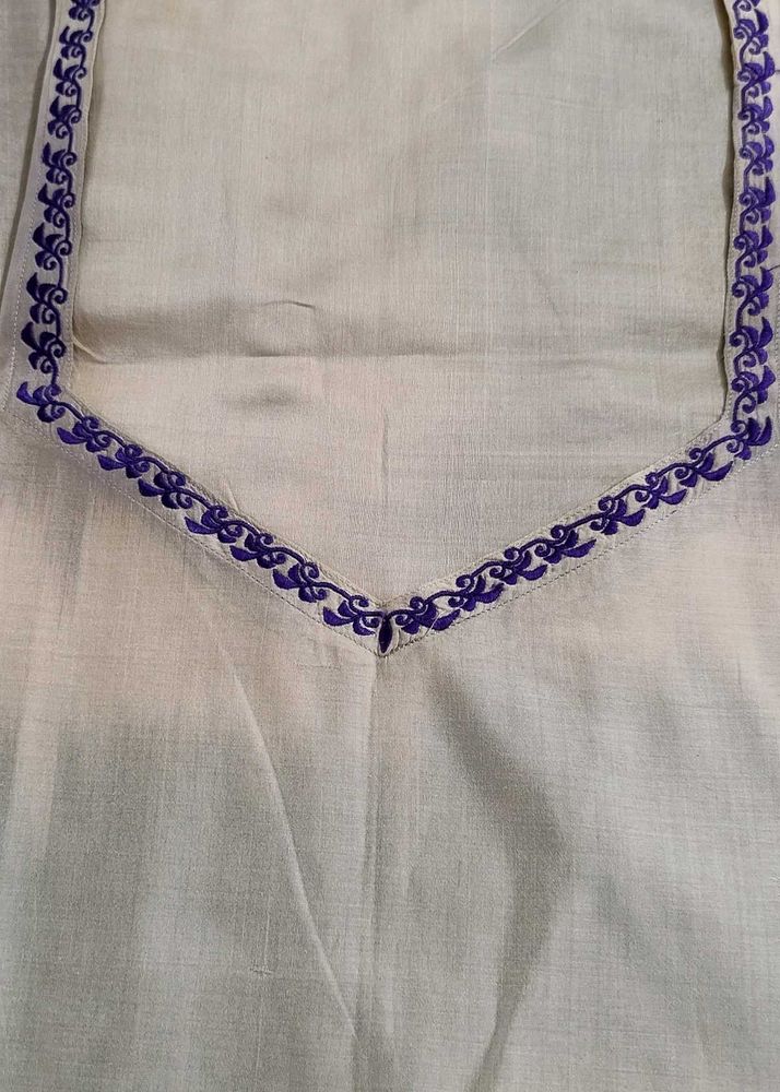 Embroidered Kurta In Silk