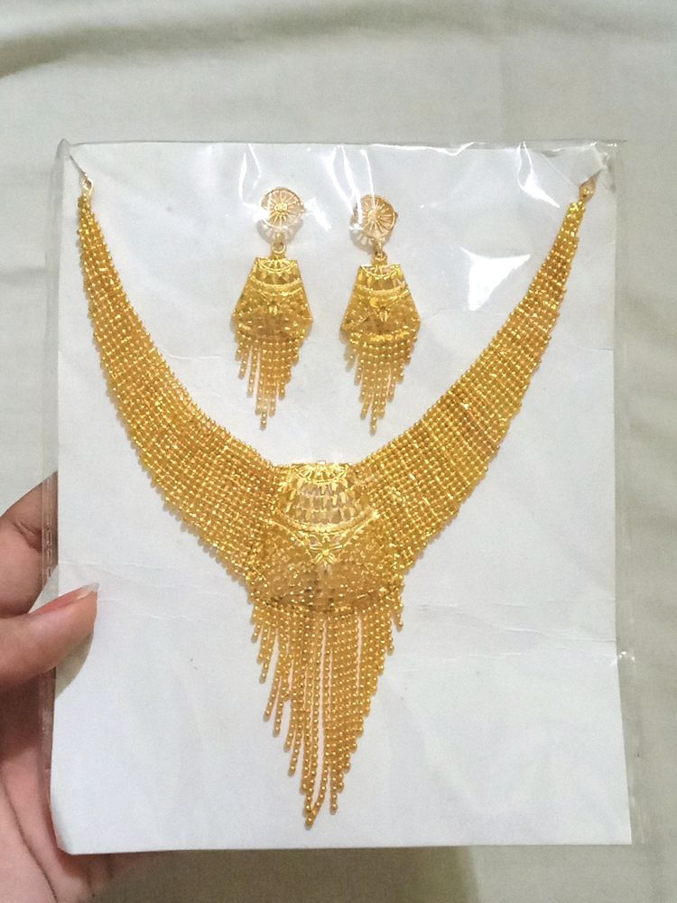 Golden Jwellery Set