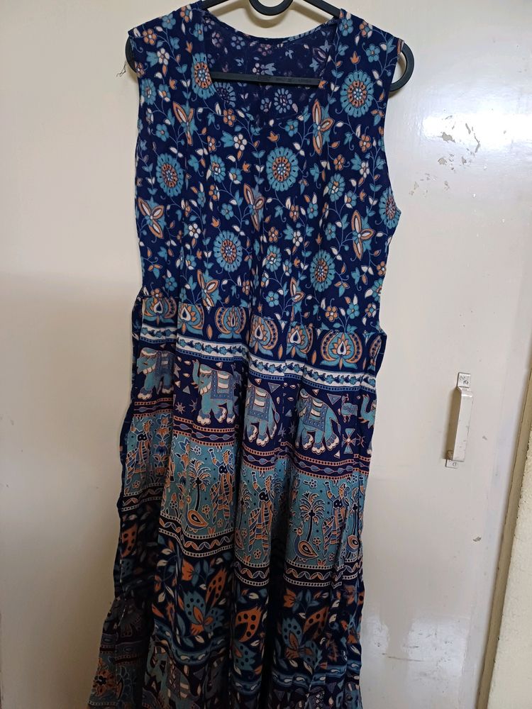 Traditional Printed Cotton Dress