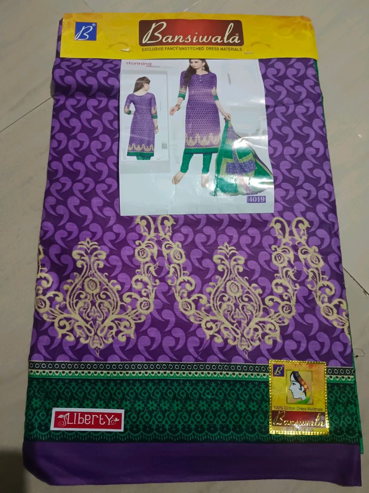 3 Piece cotton Fabric For Suit And Salwar