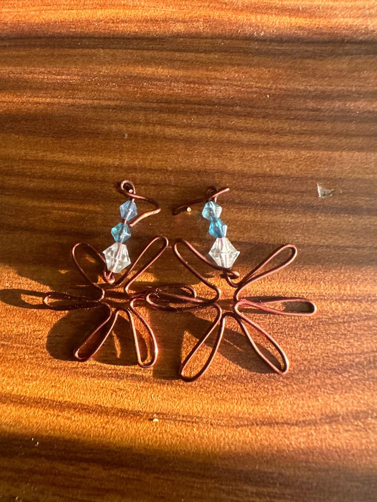 New Star Copper Earrings