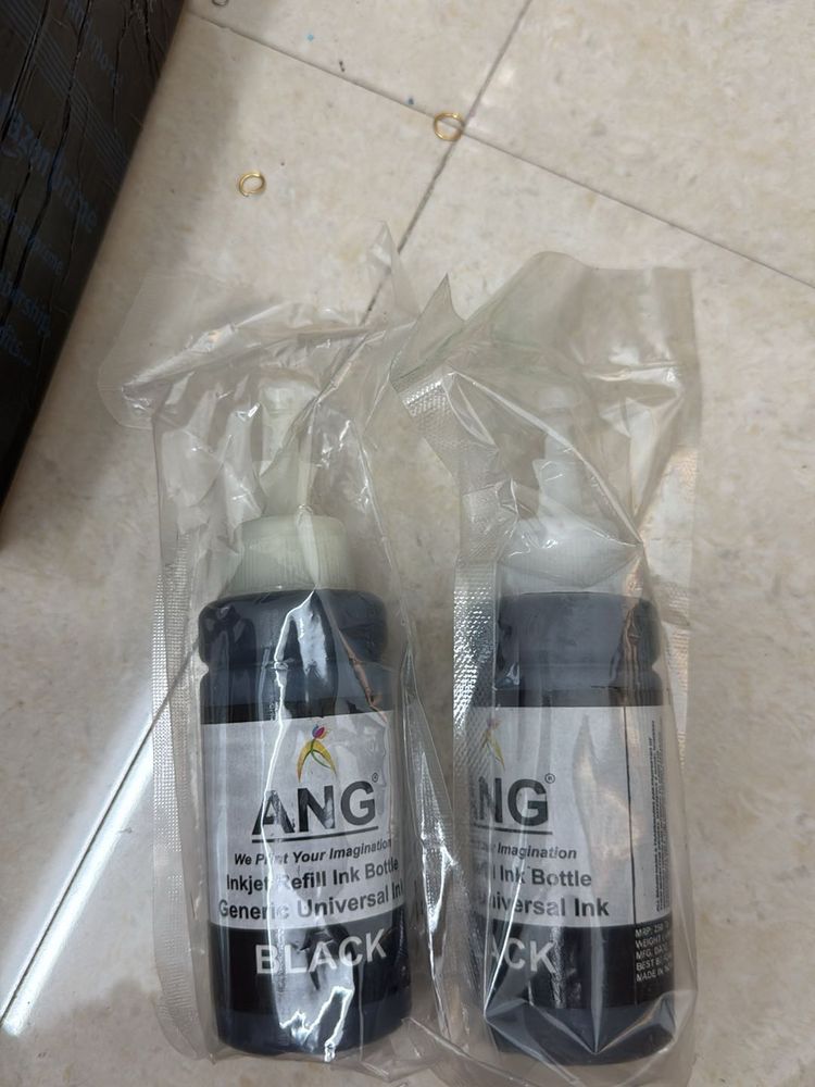 AGN sealed ink bottles set of two