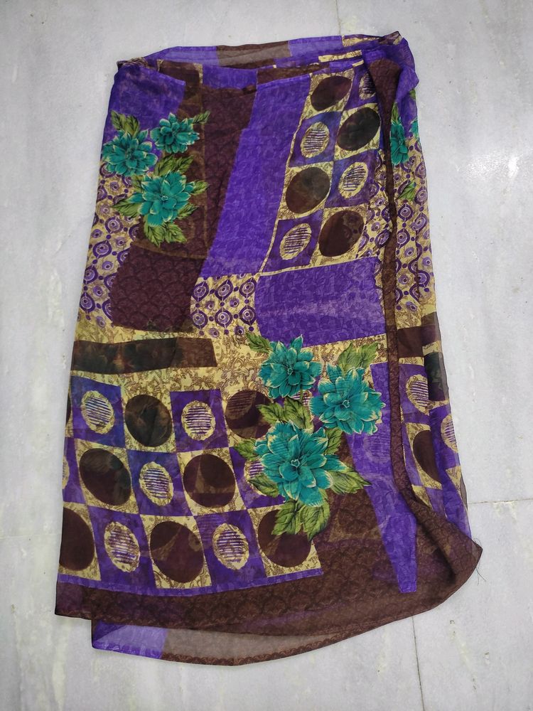 Elegant Purple Saree