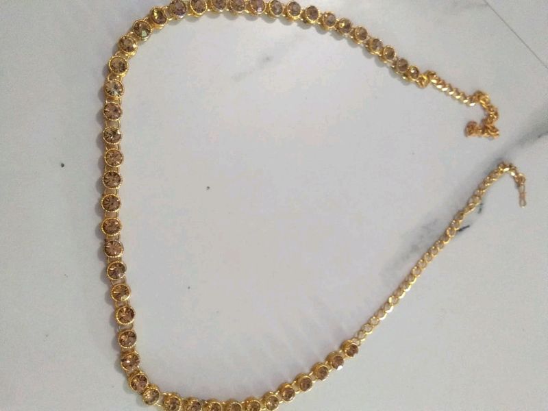 Beautiful Golden Stone Kamarbandh Chain