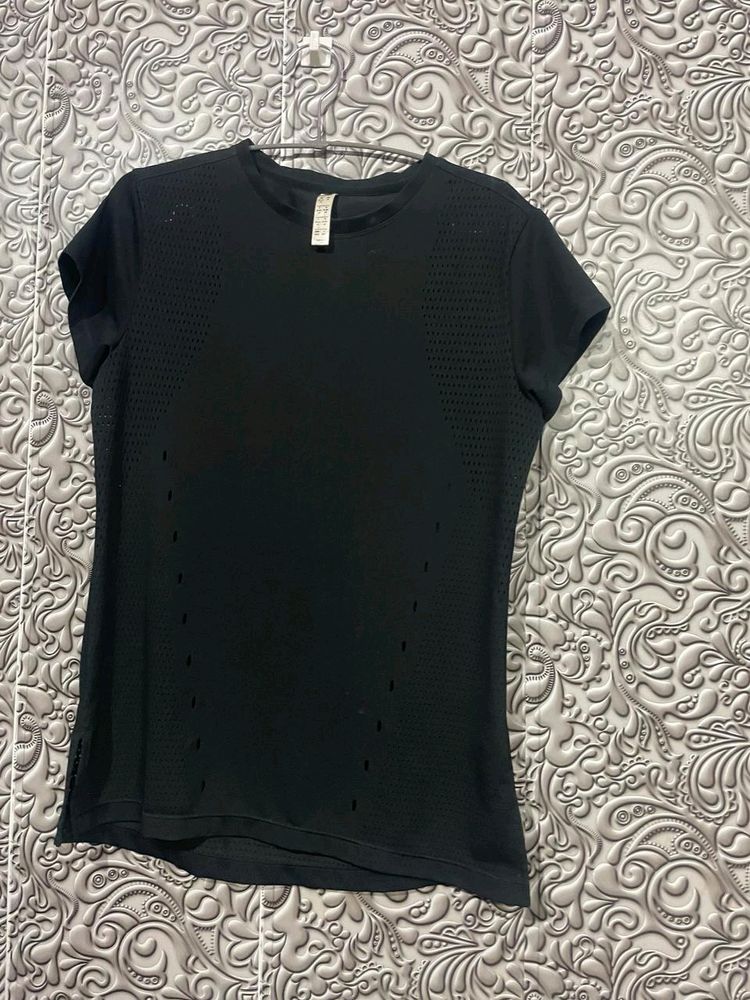 Adidas Originals Black Designer T Shirt