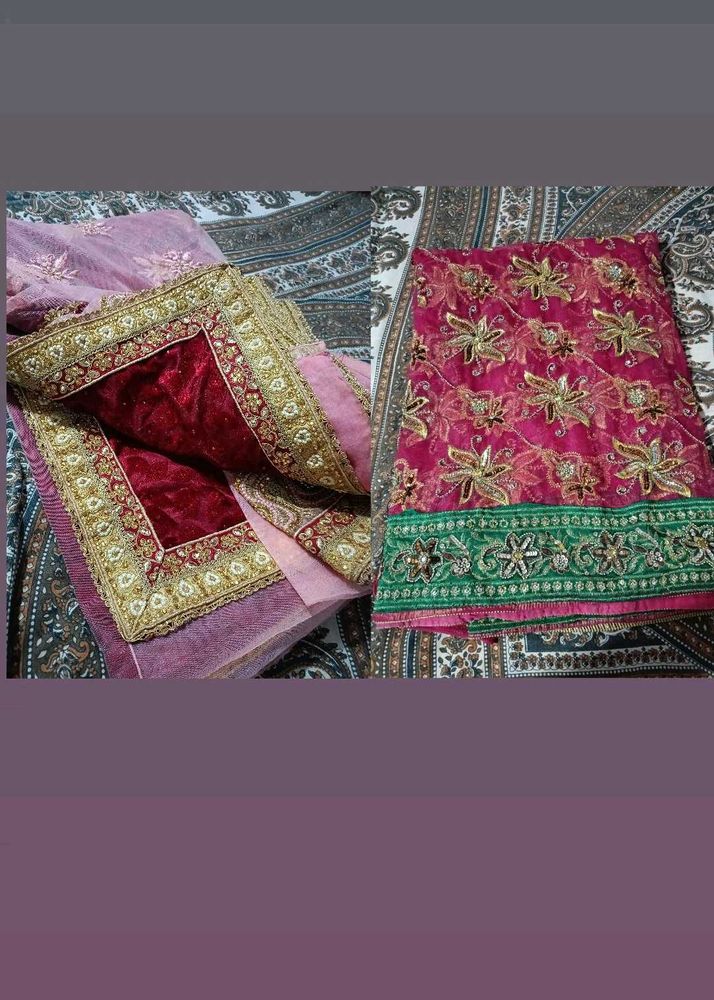 2 Saree .... Wedding Sare With Affordable Price 💖