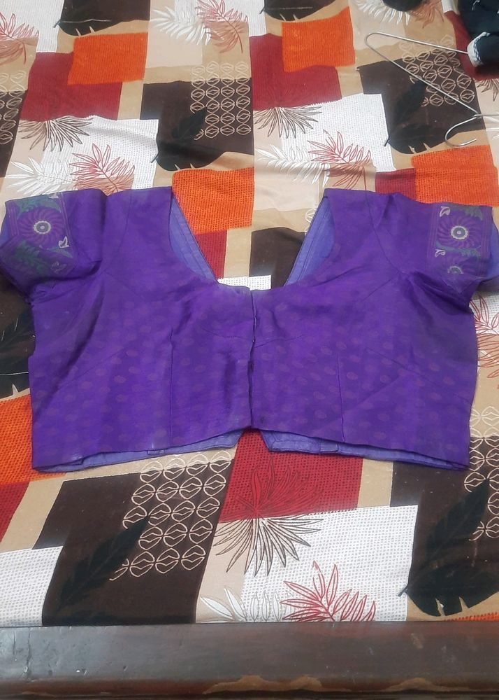 Designer Purple Blouse