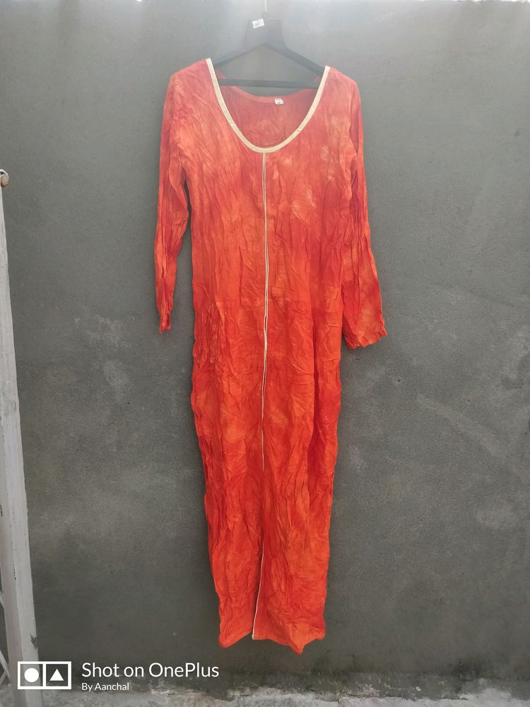 New Unused Textured Rayon Kurta