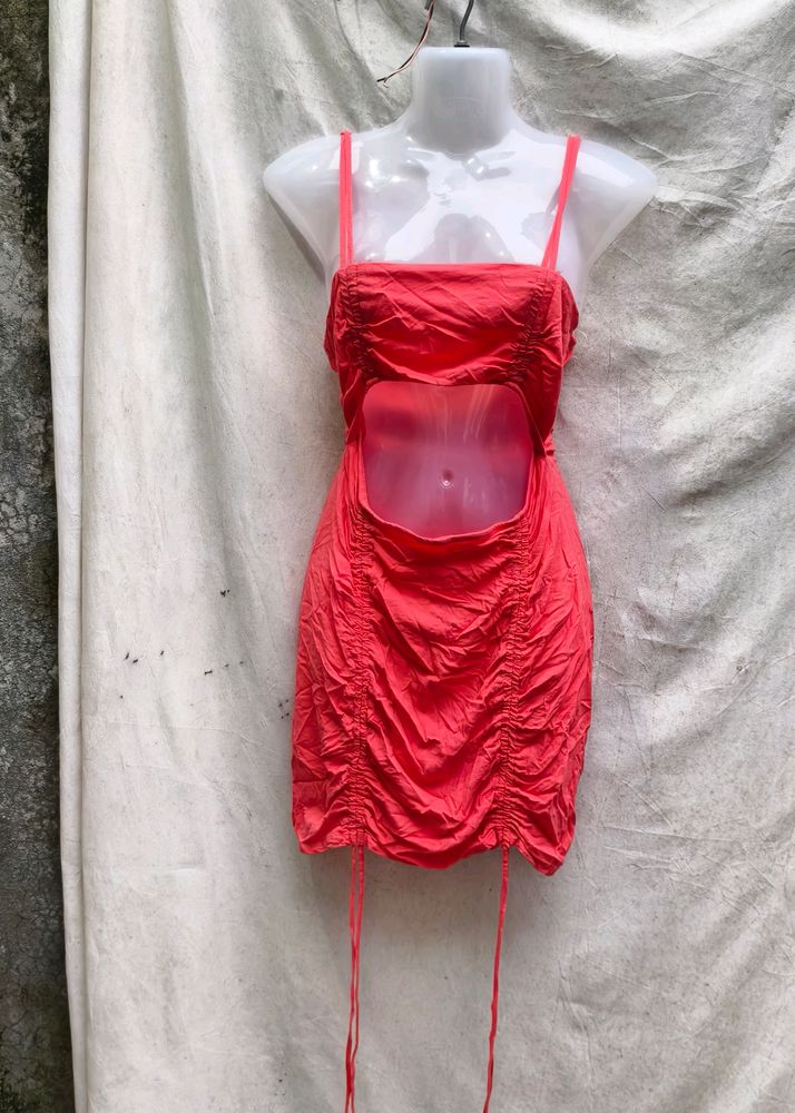 WILD FABLE SEXY CORAL BODYCON