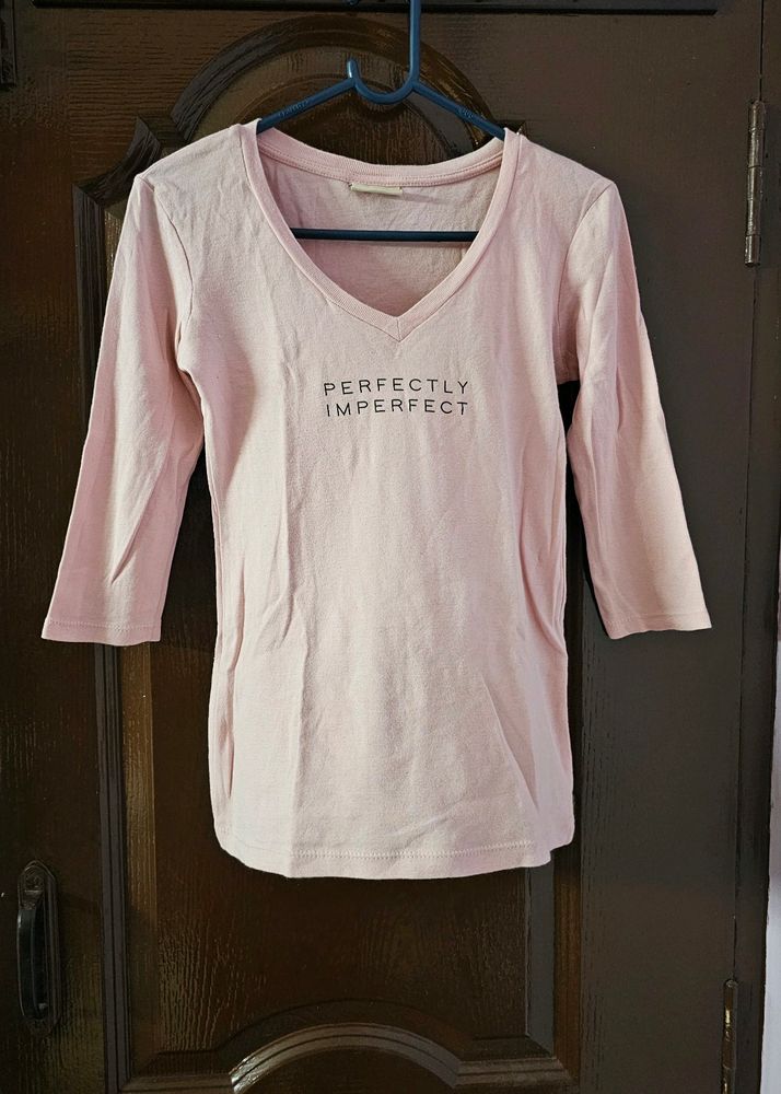 Baby Pink T-shirt - Perfectly Imperfect