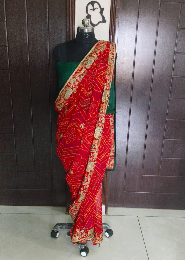 New Bandhni Print Saree..