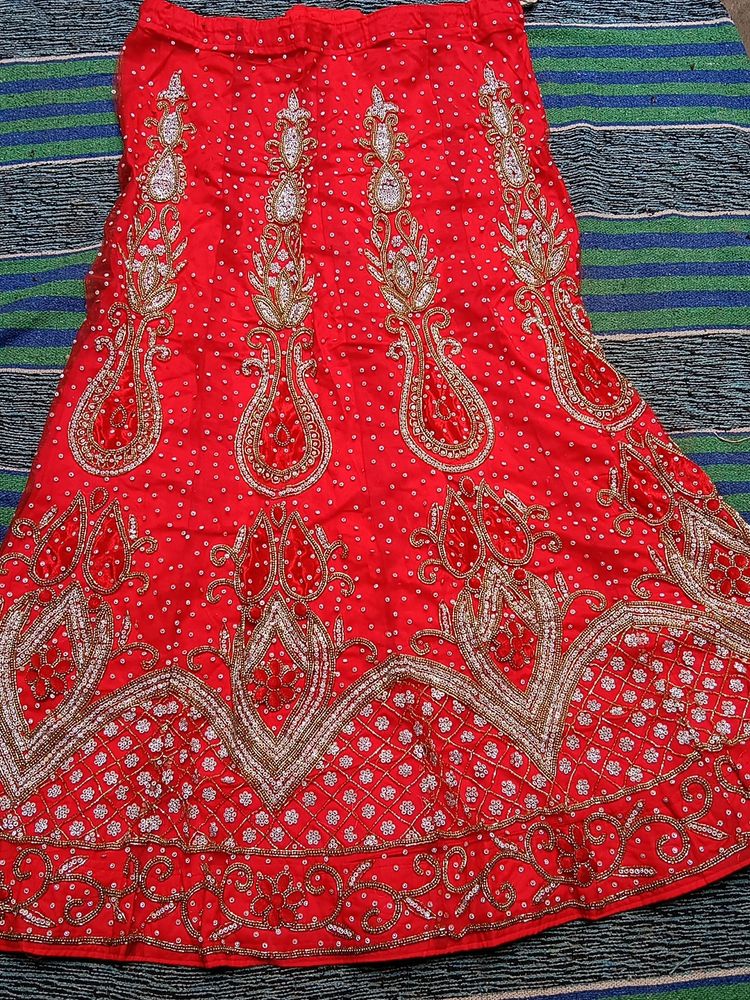 Bridal Lehenga Choli With Dupatta Set